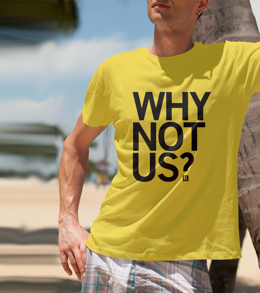 Holly Rowe Raygun Why Not Us? Gold T-Shirt
