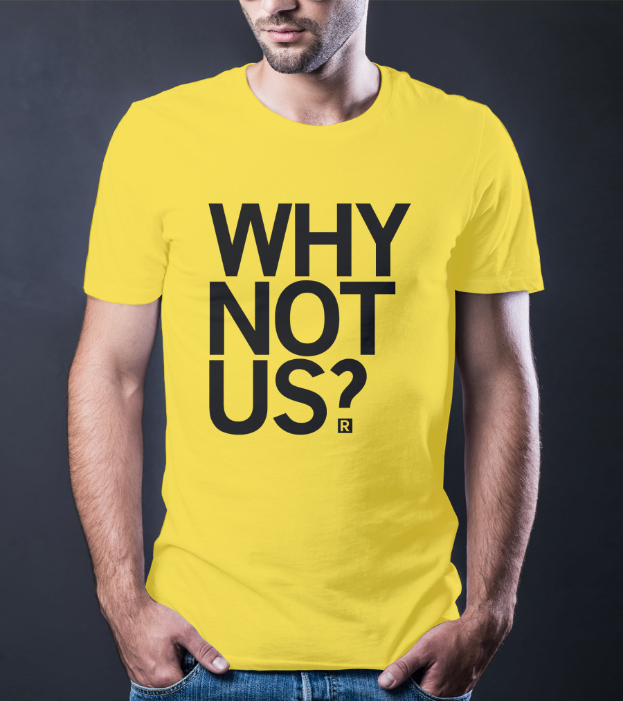 Holly Rowe Raygun Why Not Us? Gold T-Shirt