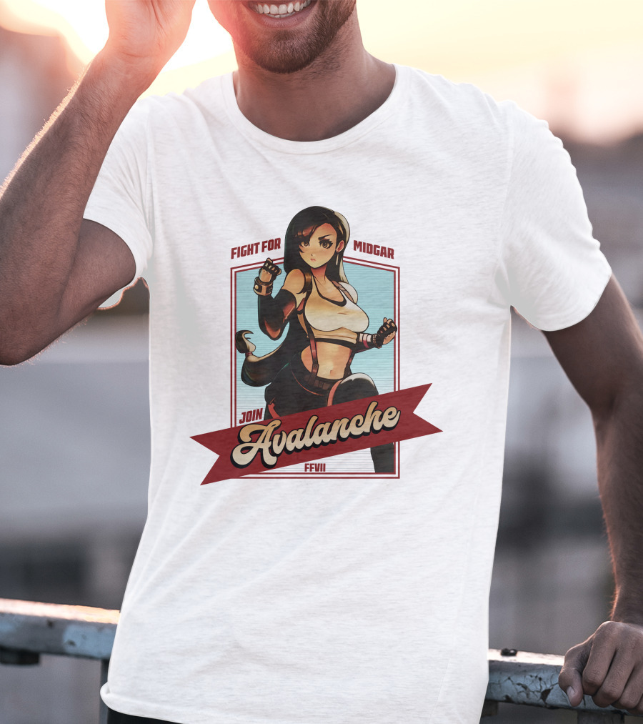 Fight For Midgar Join Avalanche FFVII T-Shirt