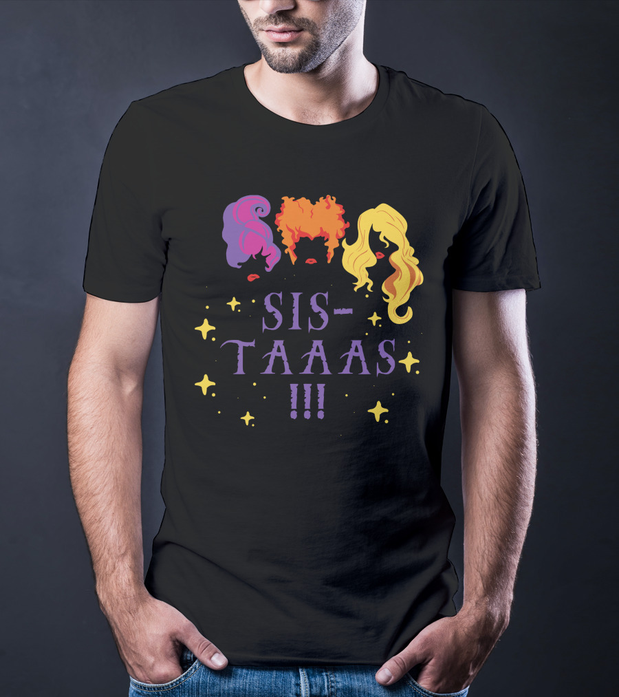 Sis Taaas Magic Hair Trio With Stars T-Shirt
