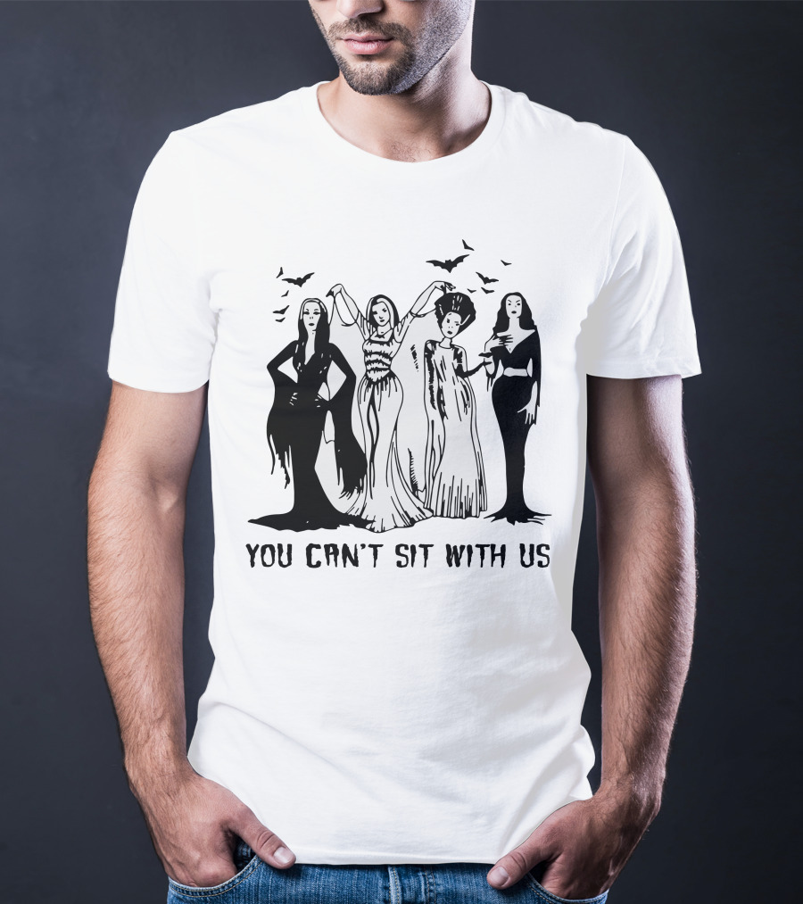 You Can’t Sit With Us Gothic Horror Icons T-Shirt