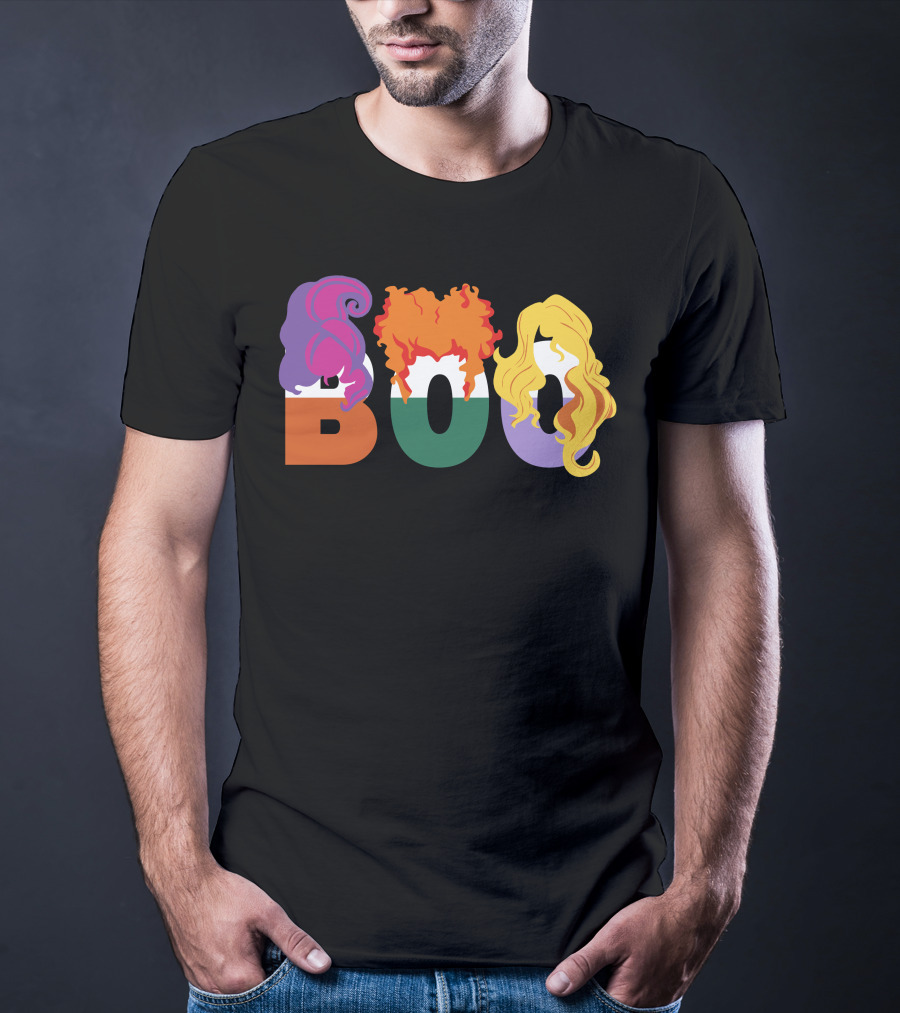Boo HP01 Sanderson Sisters Halloween Hair T-Shirt