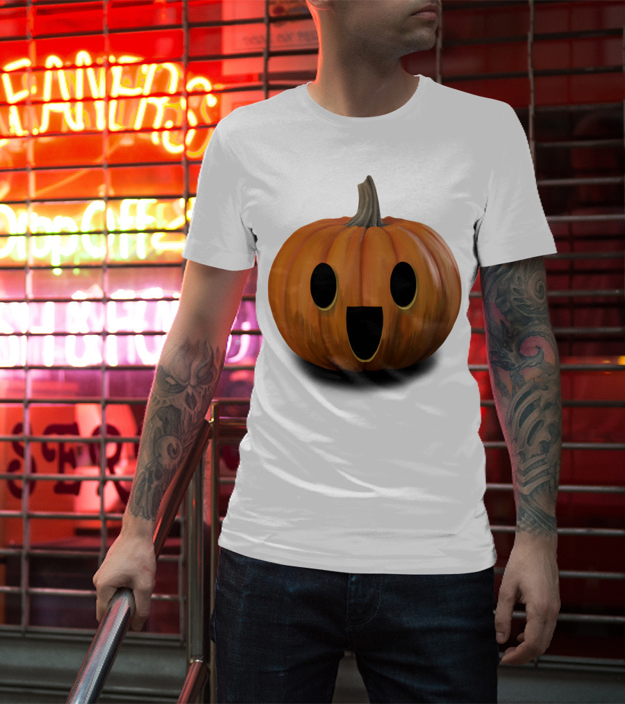 Halloween Pumpkin Scary Evil Cute T-Shirt