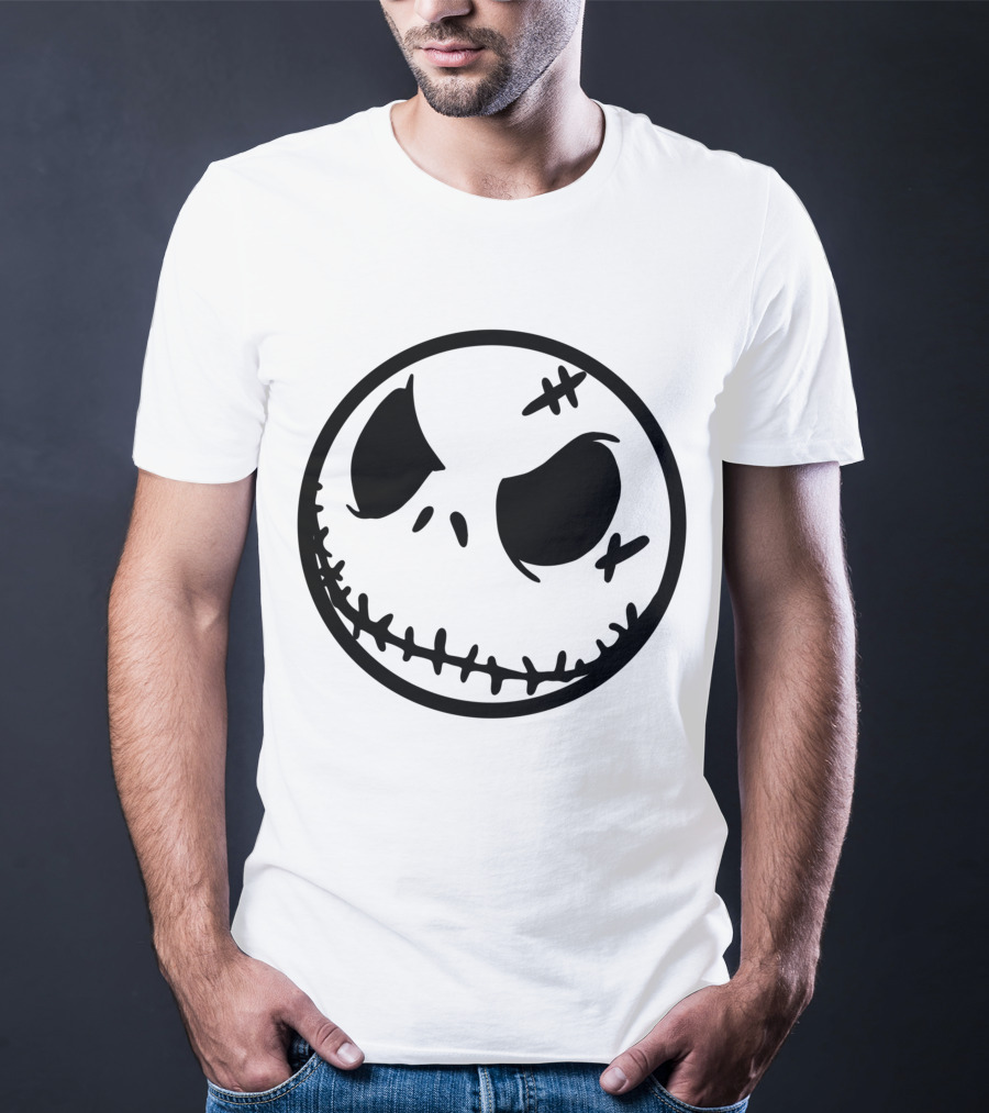 Halloween Scary Evil Pumpkin Head Jack Face T-Shirt