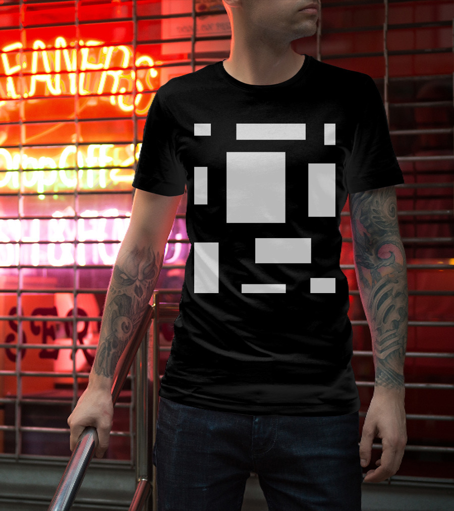 CAMP MAU 2 MAT BL Block Geometric T-Shirt