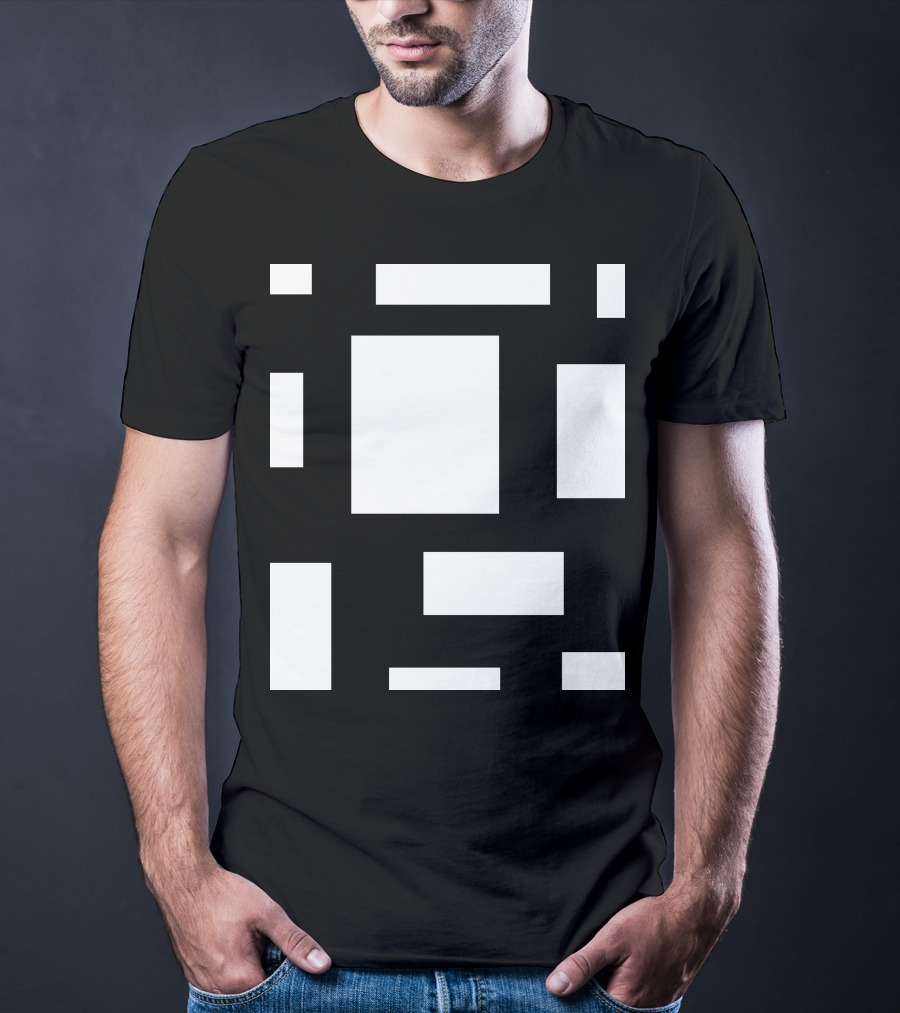 CAMP MAU 2 MAT BL Block Geometric T-Shirt