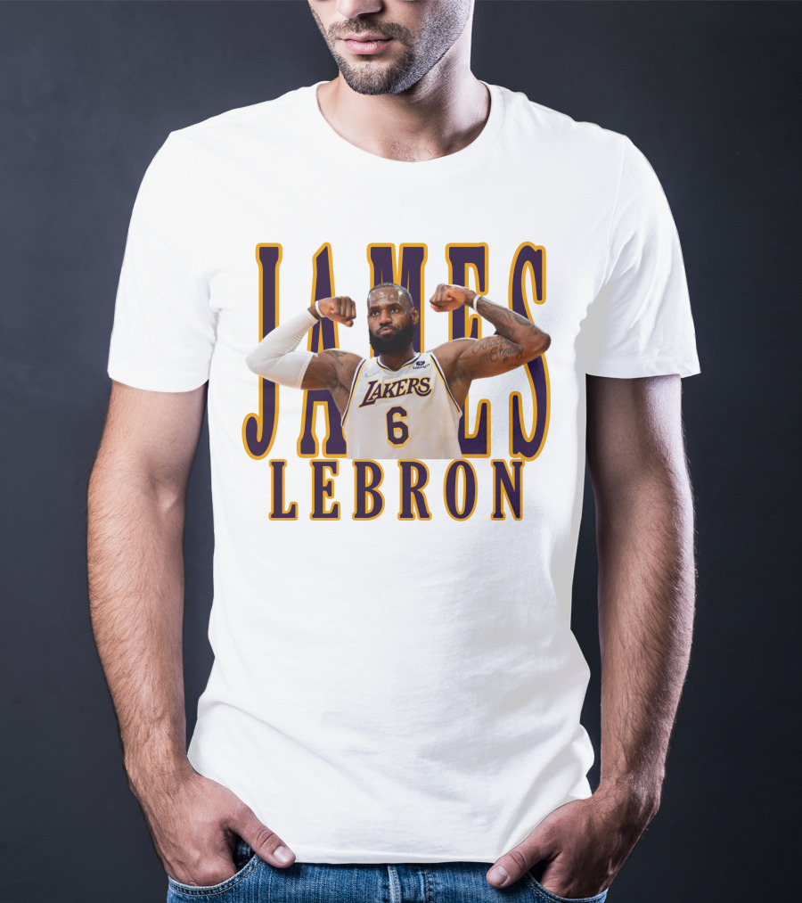 LeBron James 6 Lakers NBA T-Shirt
