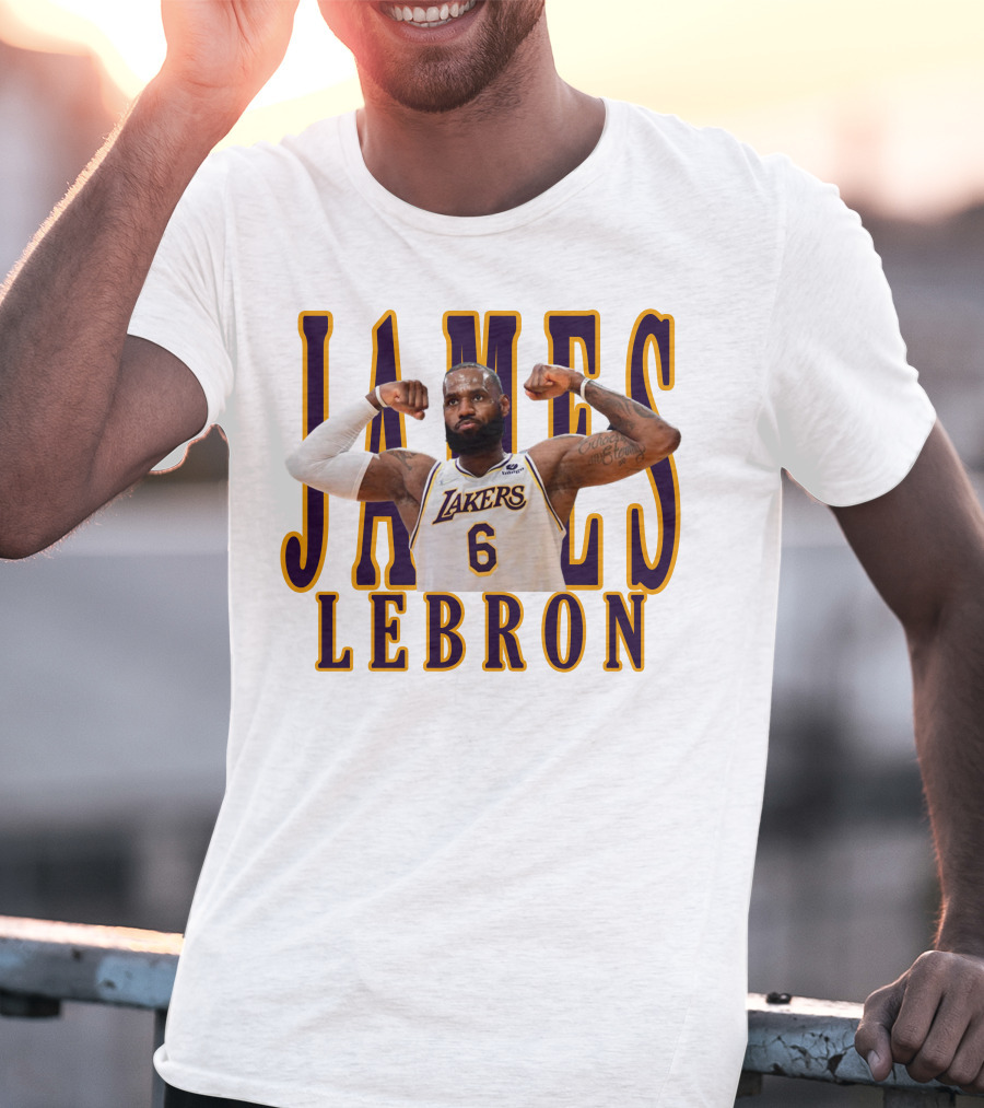 LeBron James 6 Lakers NBA T-Shirt