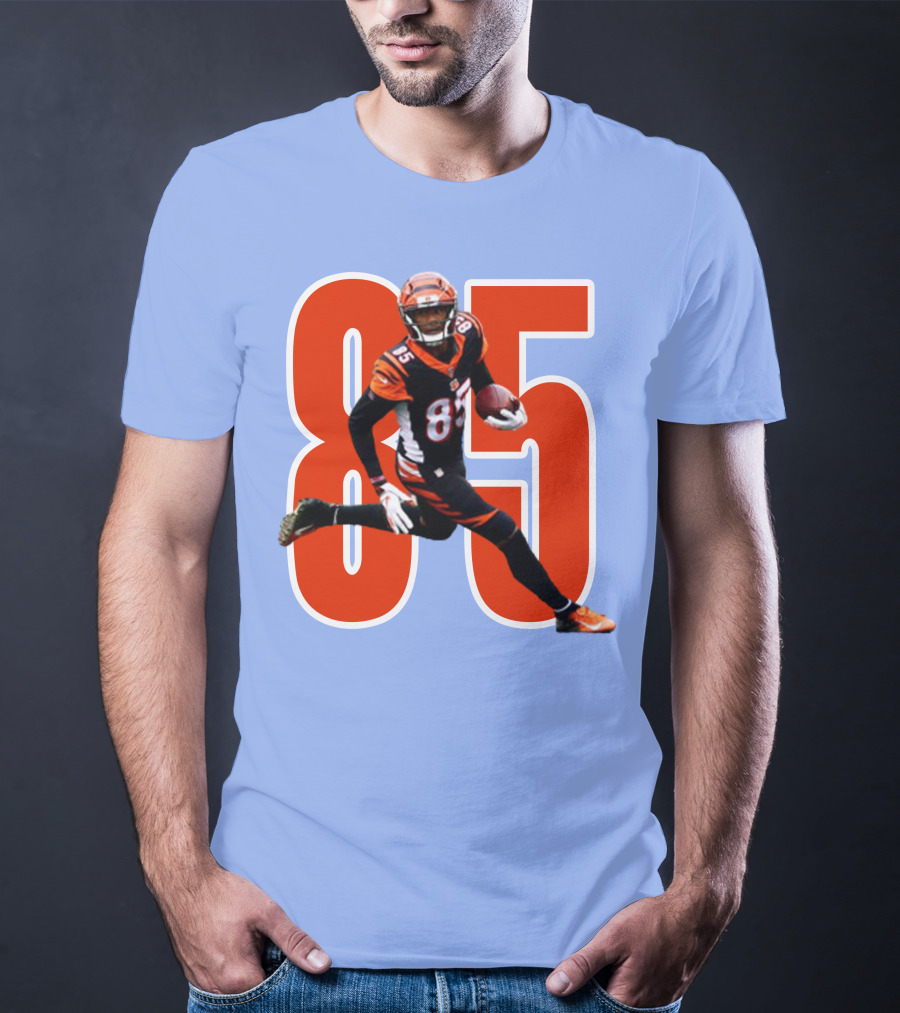 Tee Higgins 85 NFL Football Bengals Player T-Shirt