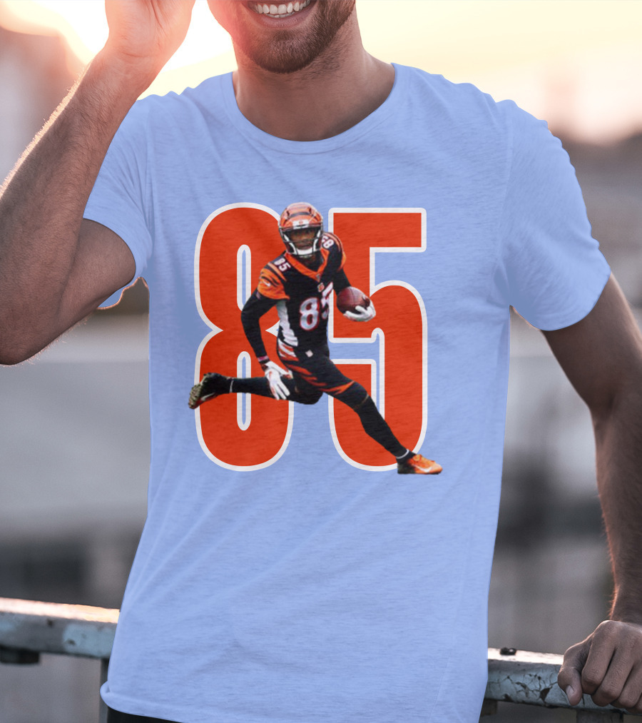 Tee Higgins 85 NFL Football Bengals Player T-Shirt