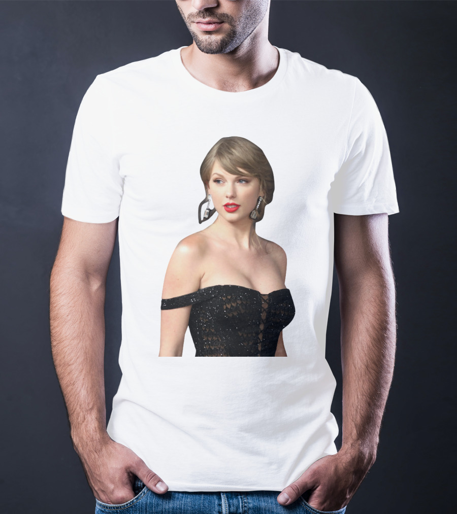 Taylor Swift Black Dress Elegant Look T-Shirt