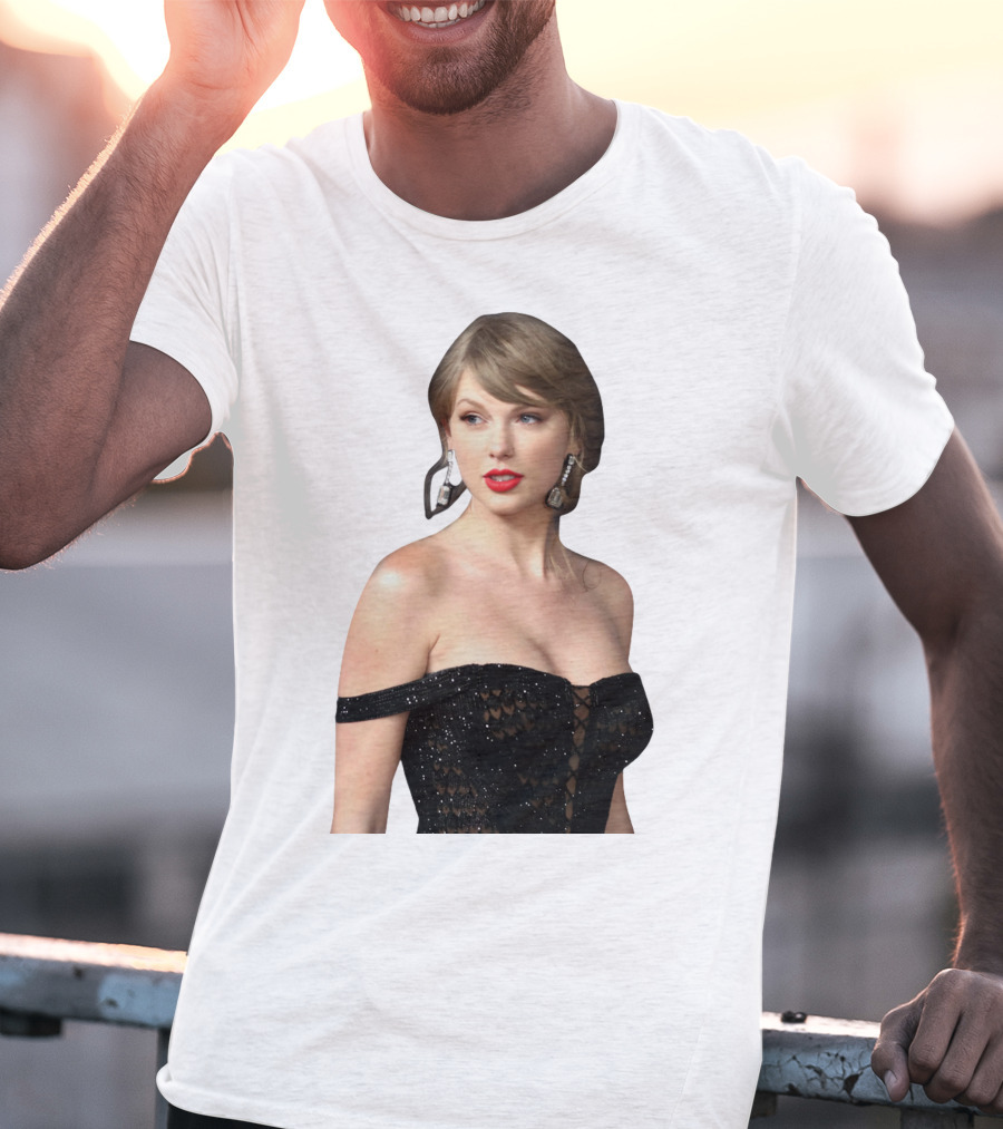 Taylor Swift Black Dress Elegant Look T-Shirt
