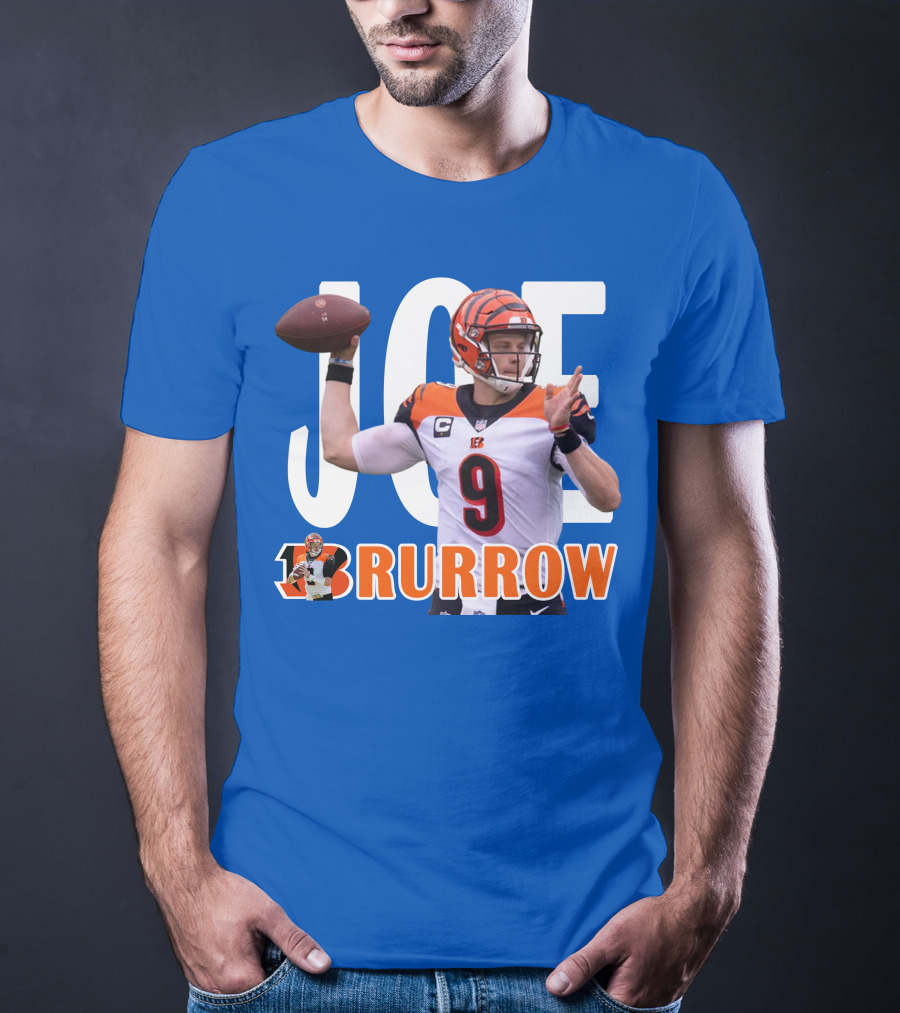 JOE BURROW Bengals Quarterback NFL Football T-Shirt