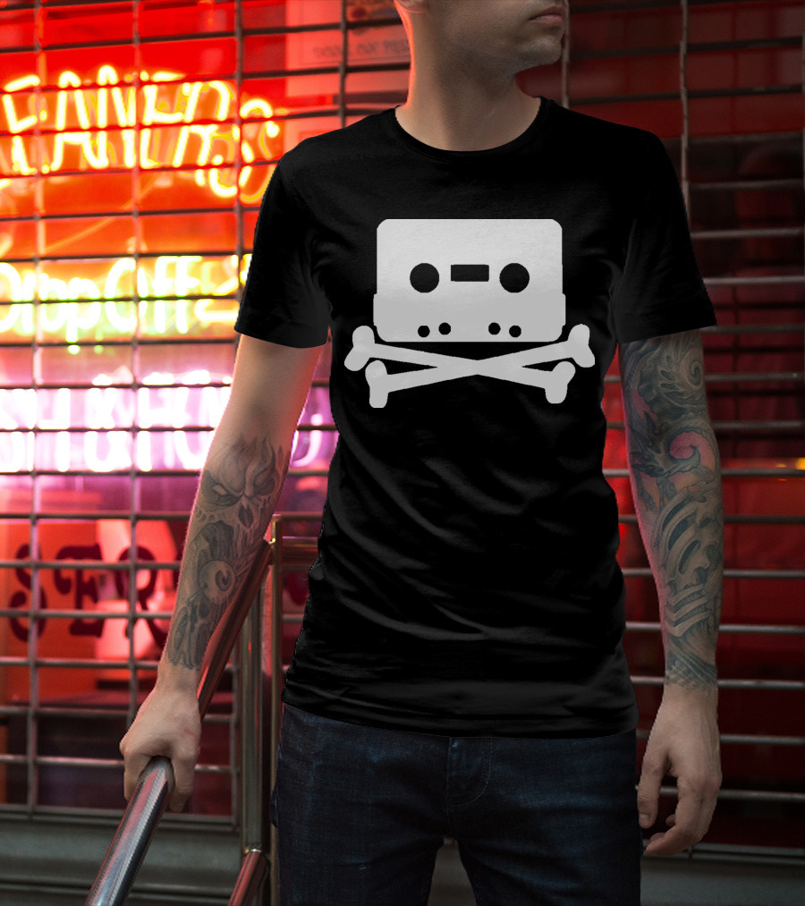 Fettes Brot Germany Rapper Cassette Tape Crossbones T-Shirt