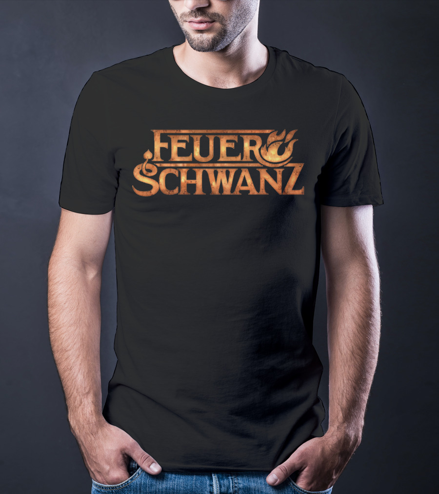 Feuerschwanz Band Rock Germany Feuersymbol T-Shirt