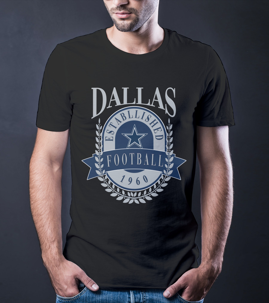 Dallas Cowboys Established 1960 Football Star T-Shirt