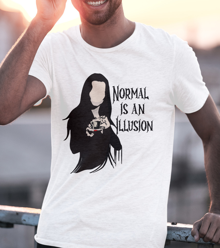 Wednesday Addams Normal Is An Illusion T-Shirt