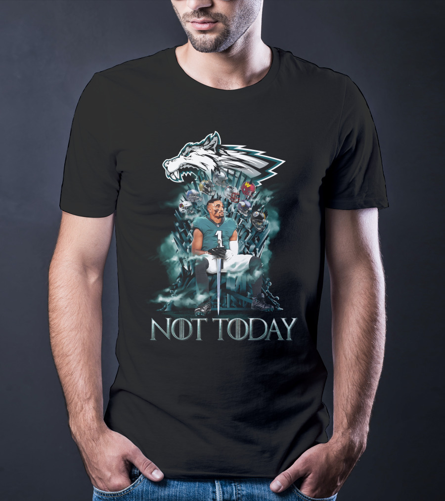 NOT TODAY PHI 33 Game Of Thrones Style Football Thrones T-Shirt