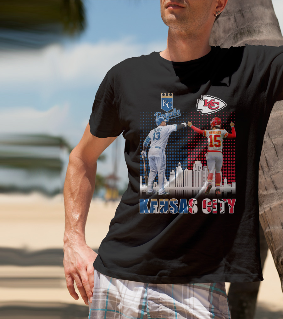 KANSAS CITY PEREZ ROYALS MAHOMES CHIEFS 18 T-Shirt