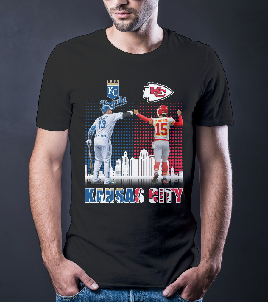 KANSAS CITY PEREZ ROYALS MAHOMES CHIEFS 18 T-Shirt