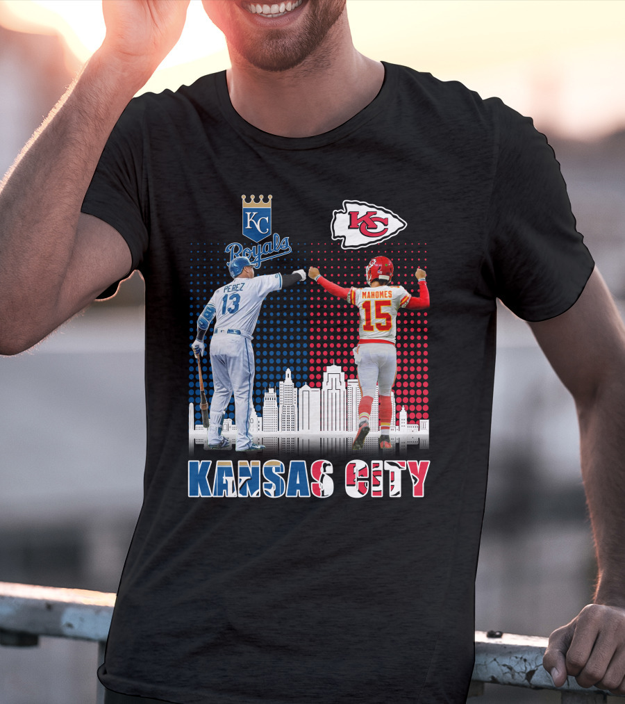 KANSAS CITY PEREZ ROYALS MAHOMES CHIEFS 18 T-Shirt