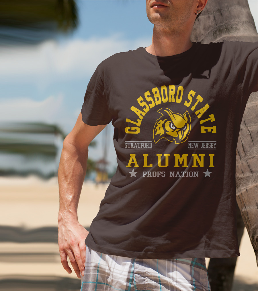 Glassboro State New Jersey Alumni Profs Nation Stratford Owl T-Shirt