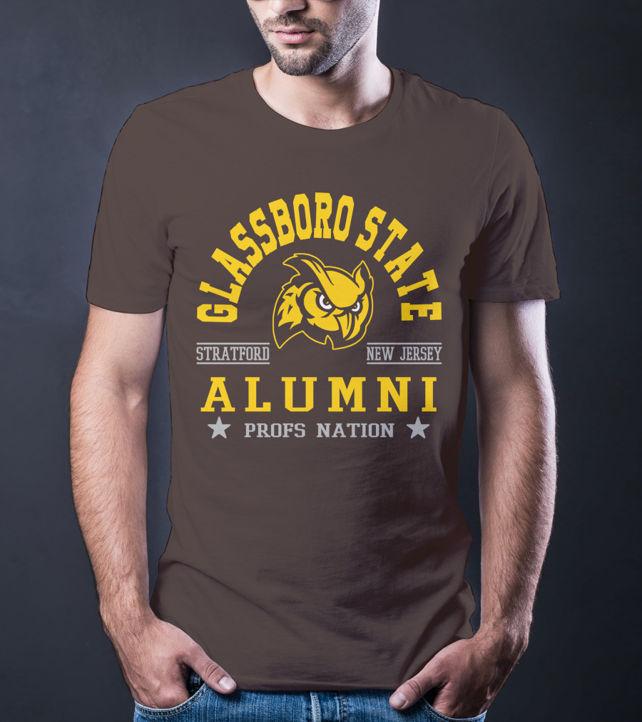 Glassboro State New Jersey Alumni Profs Nation Stratford Owl T-Shirt