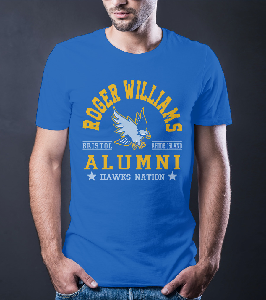 Roger Williams Alumni Hawks Nation Bristol Rhode Island T-Shirt