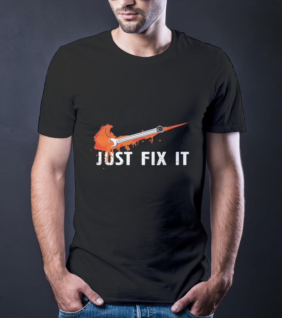 JUST FIX IT Wrench Splash T-Shirt