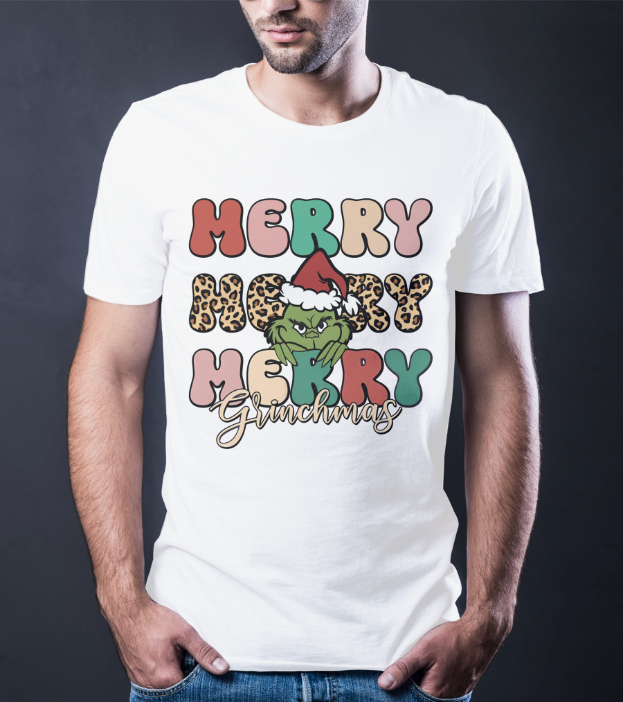 Merry Merry Merry Grinchmas T-Shirt