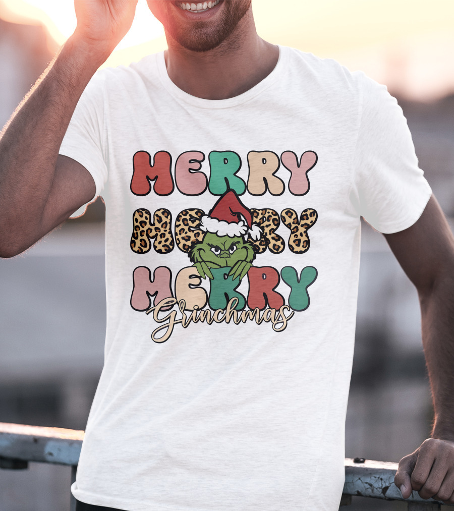 Merry Merry Merry Grinchmas T-Shirt