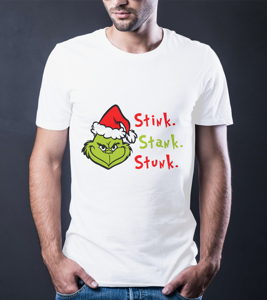 Stink Stank Stunk Xmas Party Grinch Christmas Movie T-Shirt