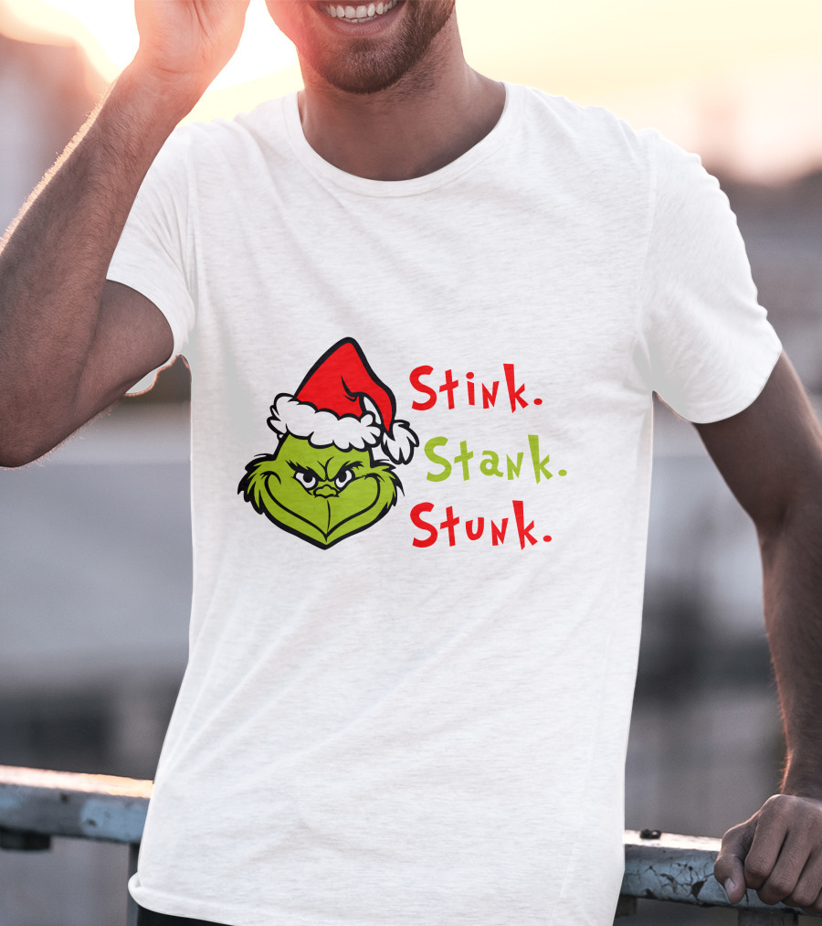 Stink Stank Stunk Xmas Party Grinch Christmas Movie T-Shirt