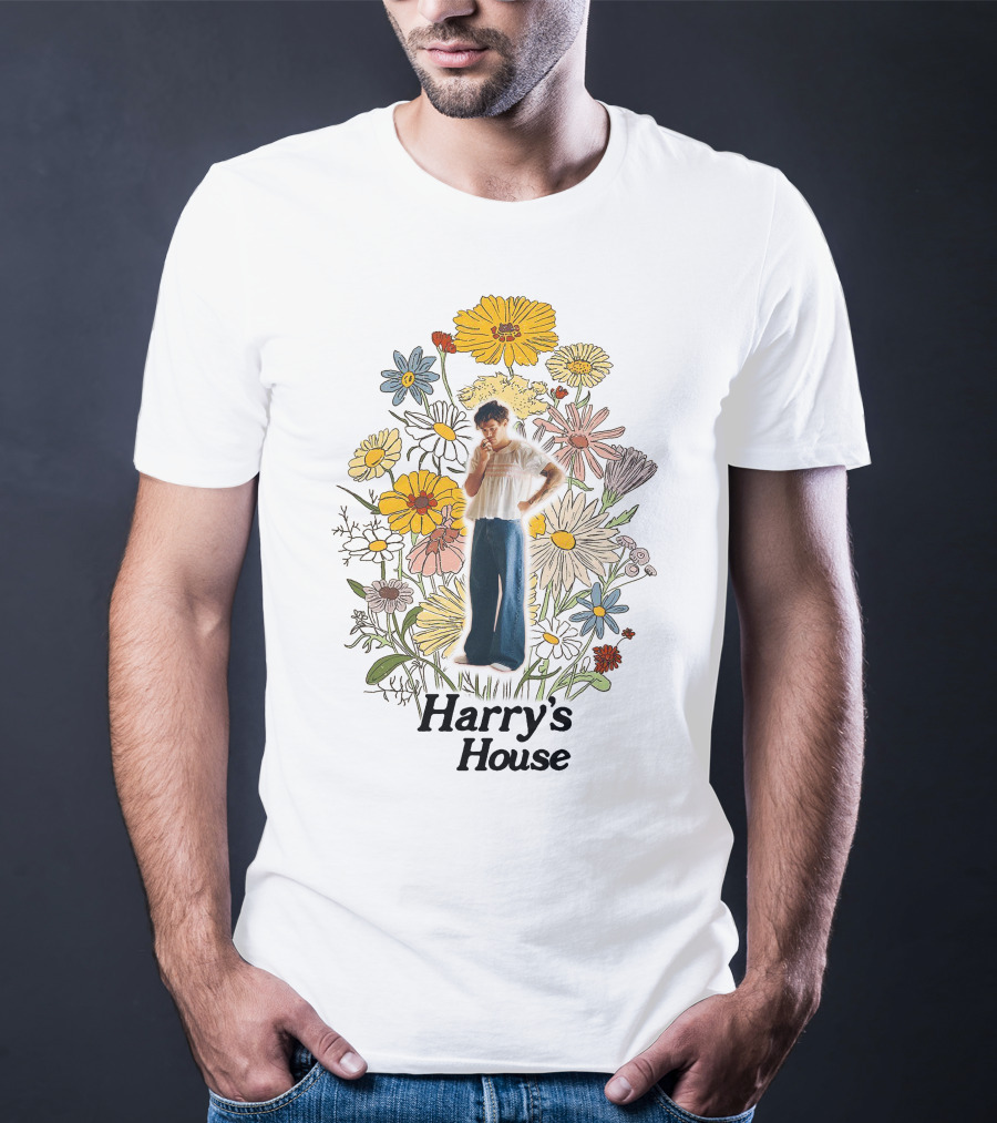 Harry's House Floral Setting With Standing Figure T-Shirt