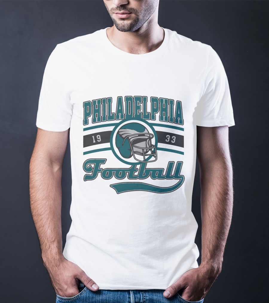 Philadelphia Football 1933 Helmet T-Shirt