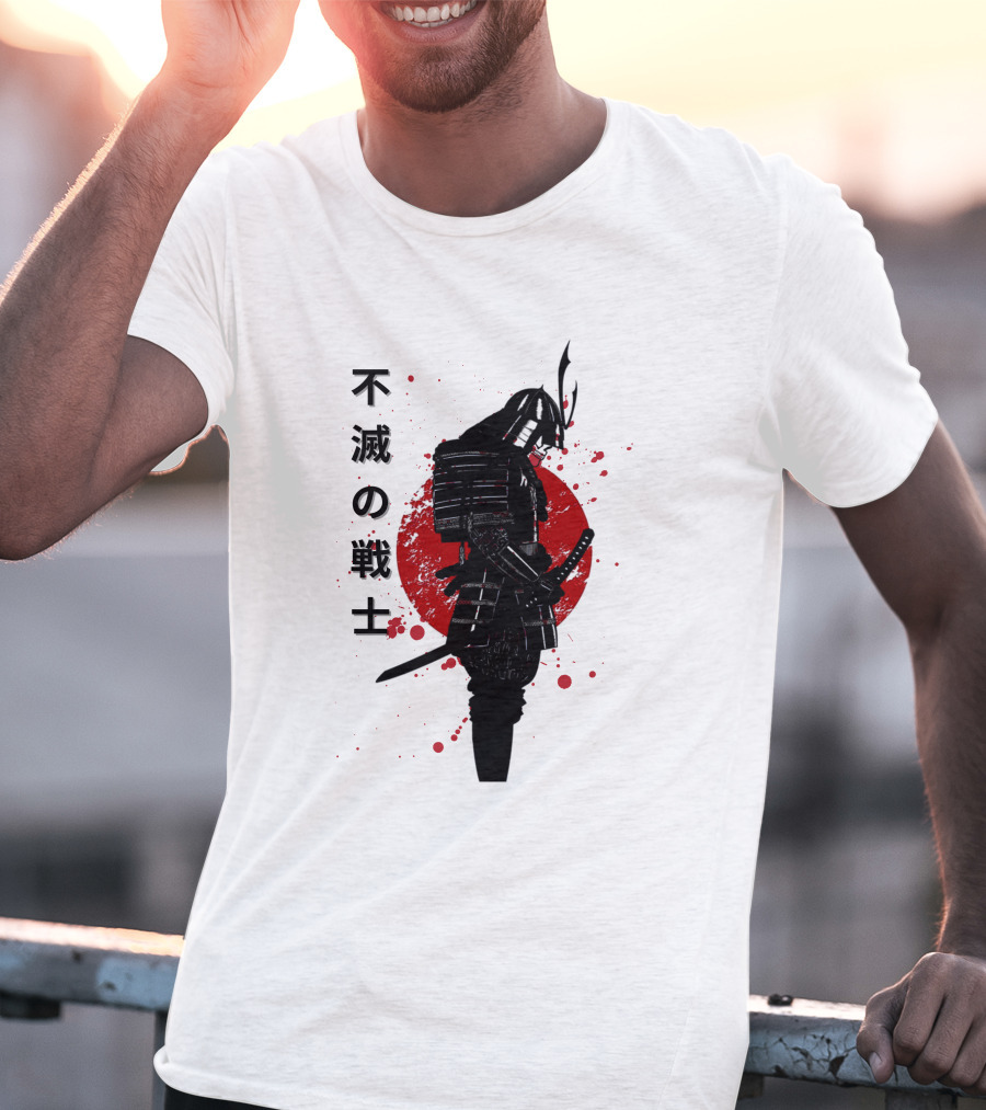 Samurai Japan Red Sun Warrior T-Shirt