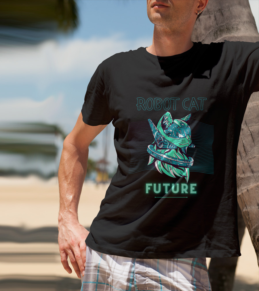 ROBOT CAT FUTURE T-Shirt