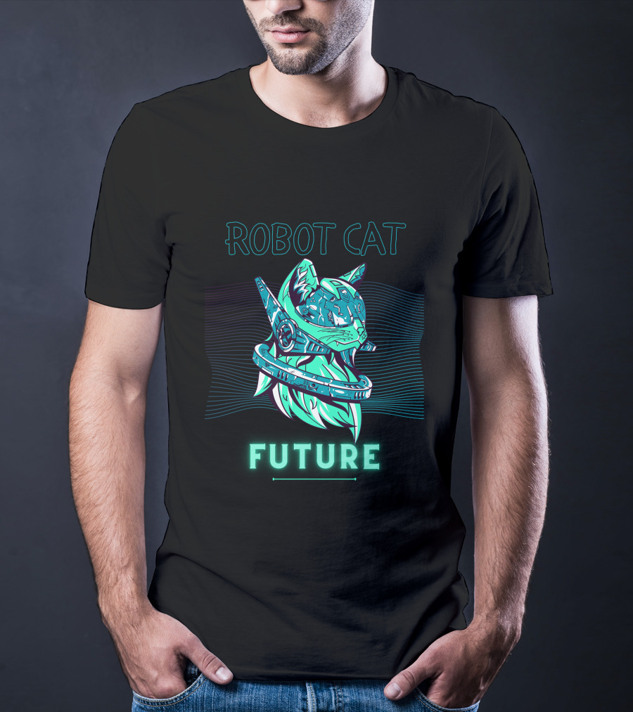 ROBOT CAT FUTURE T-Shirt