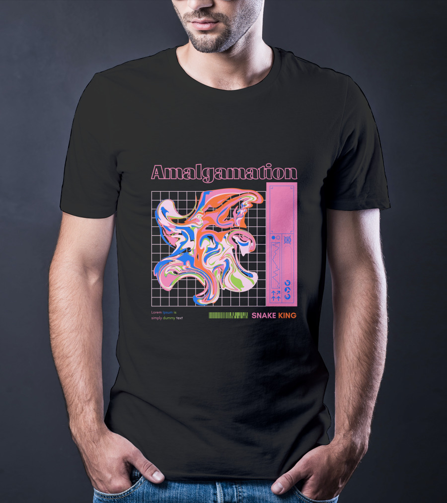 Amalgamation Snake King Distortion T-Shirt