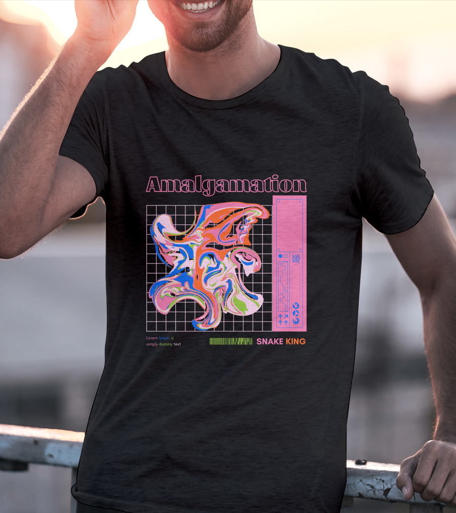 Amalgamation Snake King Distortion T-Shirt