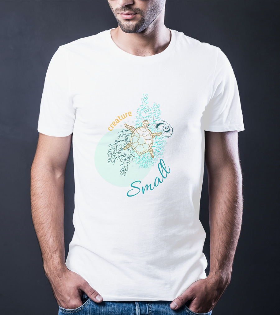 Small Creature Undersea World Turtle Coral T-Shirt