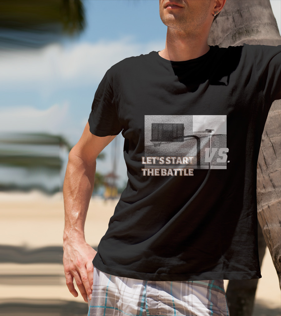 Let's Start The Battle Vs. Basketball Yard T-Shirt