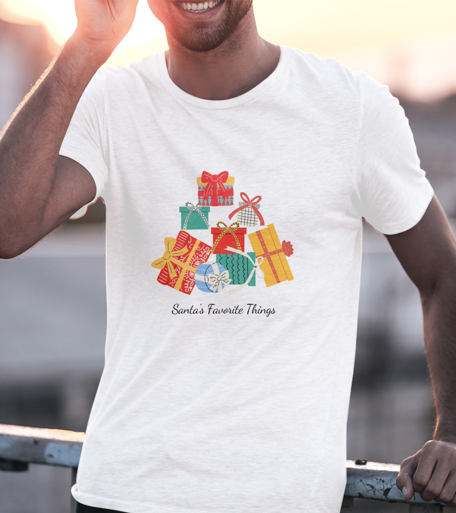 Santa's Favorite Things Presents T-Shirt