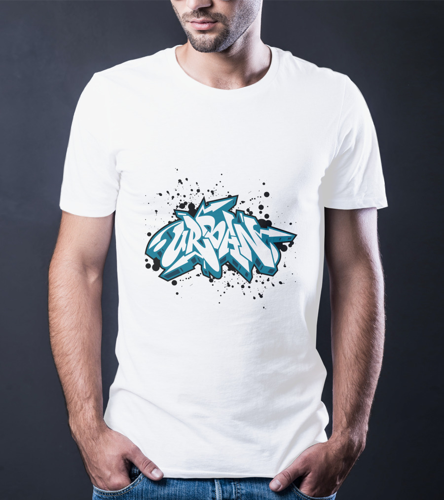 Urban Rebellious Personality Graffiti T-Shirt