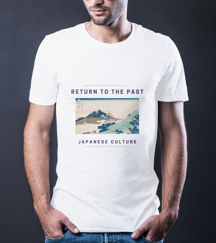 RETURN TO THE PAST JAPANESE CULTURE MOUNT FUJI Ukiyo-e T-Shirt