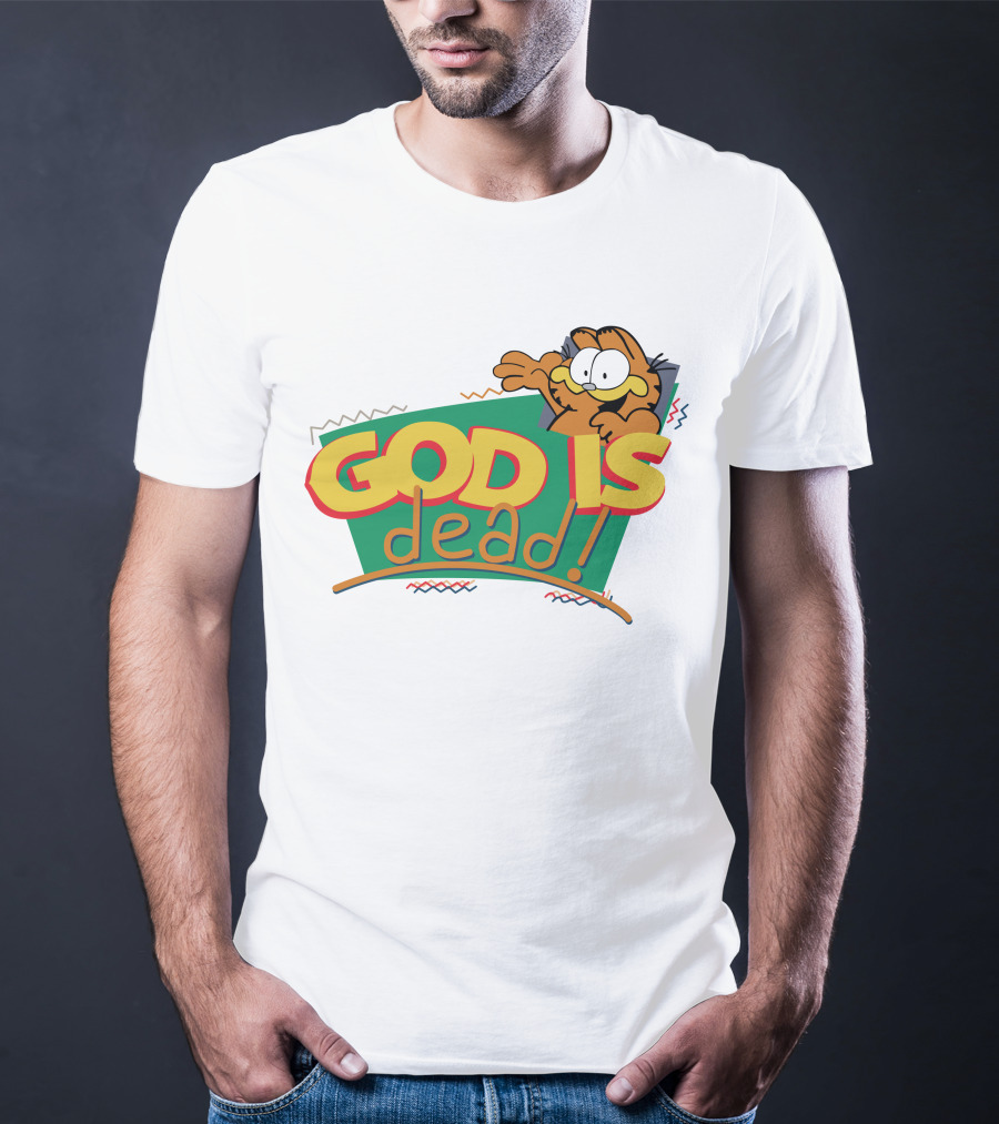 God Is Dead Garfield T-Shirt
