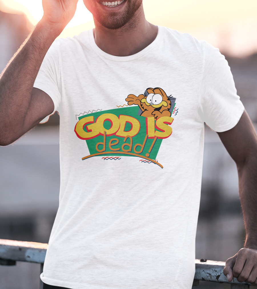 God Is Dead Garfield T-Shirt