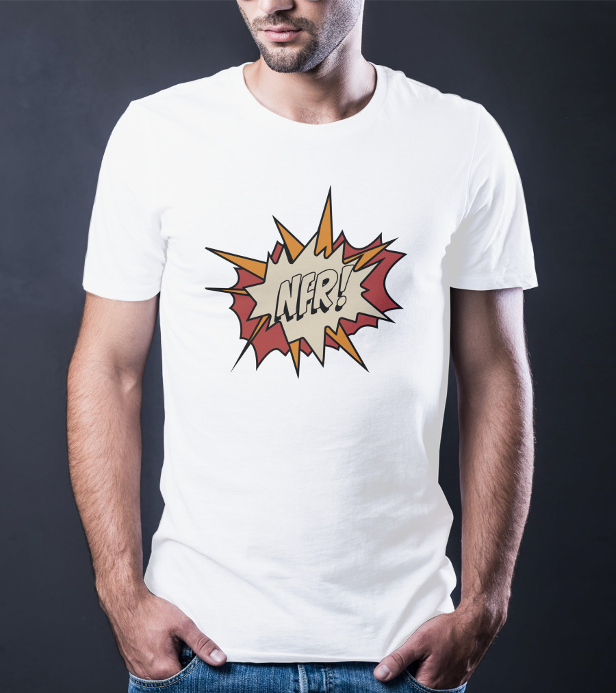 NFR Comic Book Style Explosive Burst T-Shirt