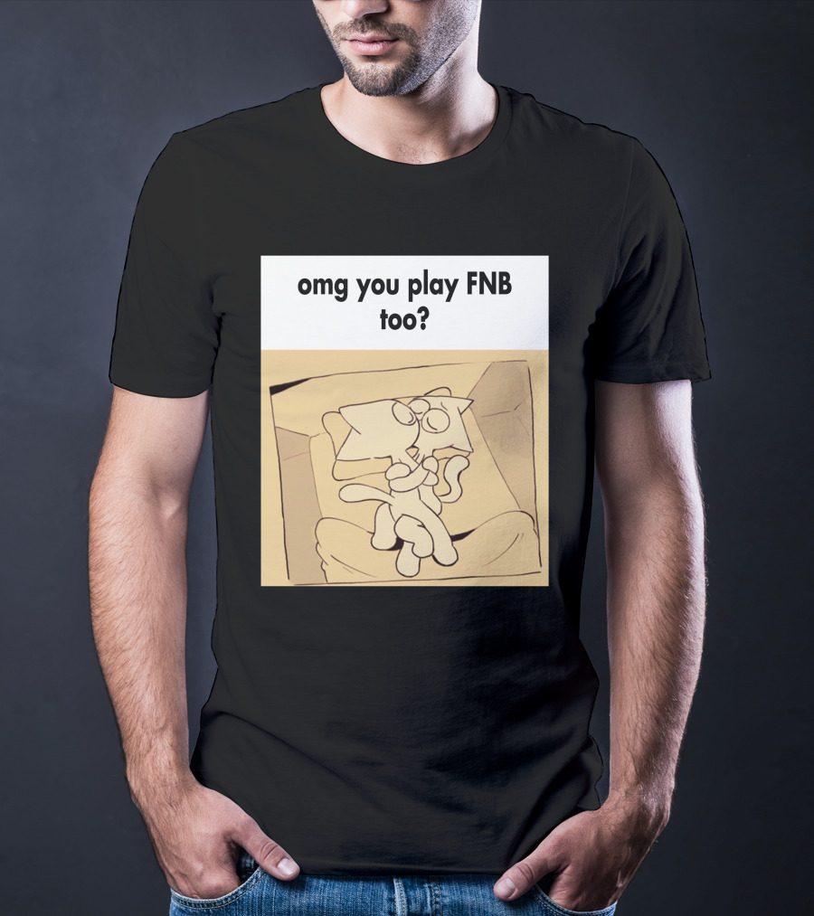 Omg You Play FNB Too Kissing Cartoon Characters In Box T-Shirt