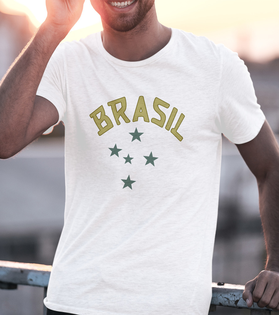 BRASIL Five Stars T-Shirt